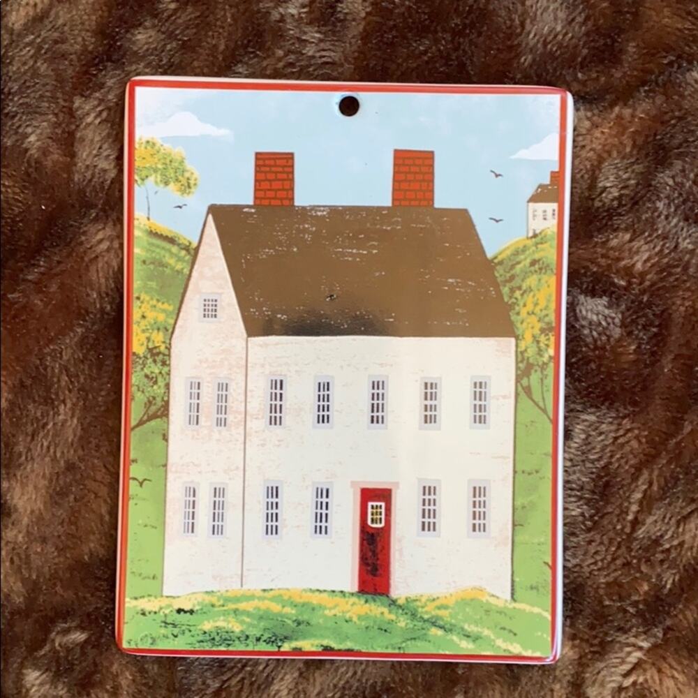 Brandon House "Country Life" Warren Kimble Porcelain Trivet‎